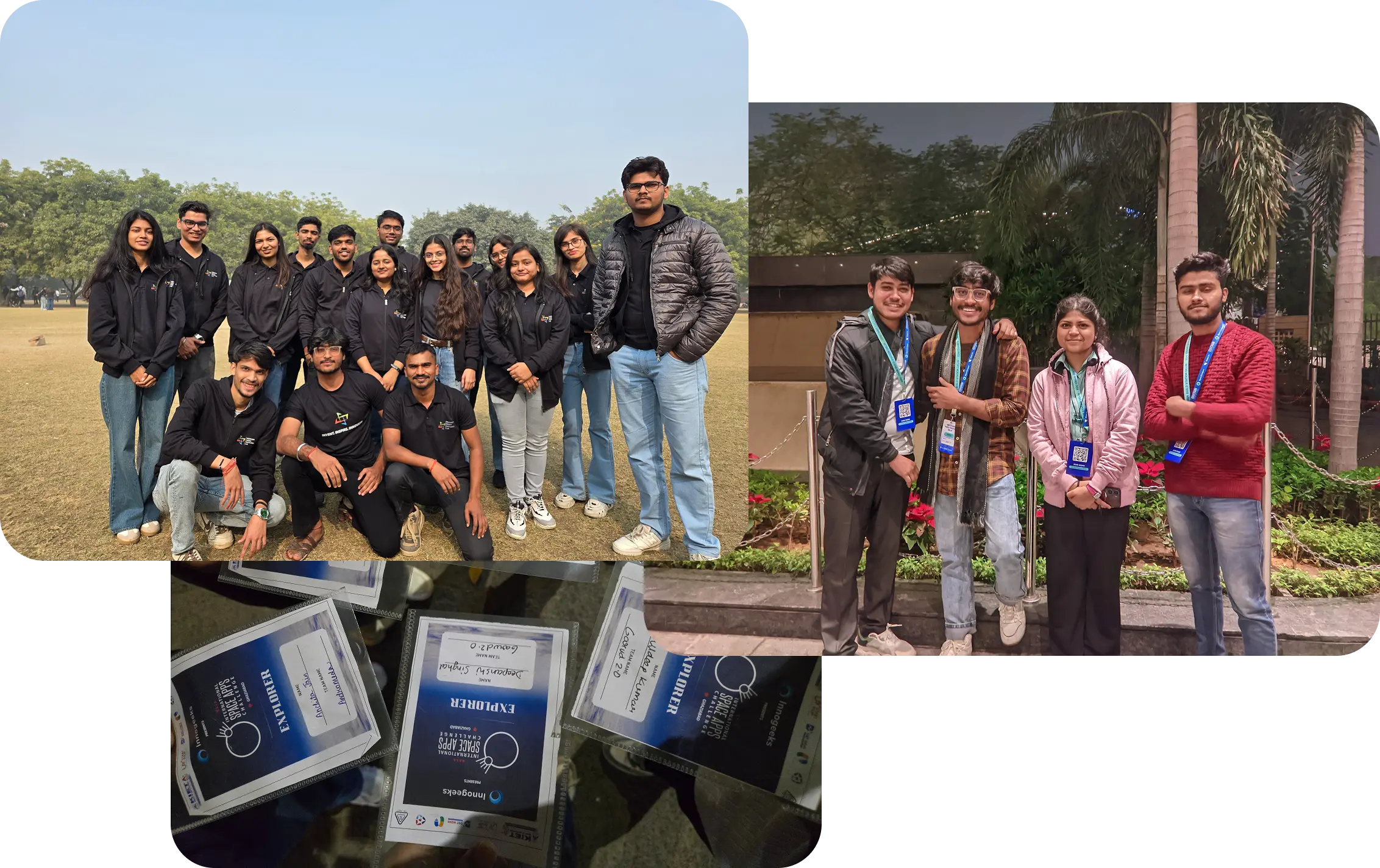 Community group and hackathon moments